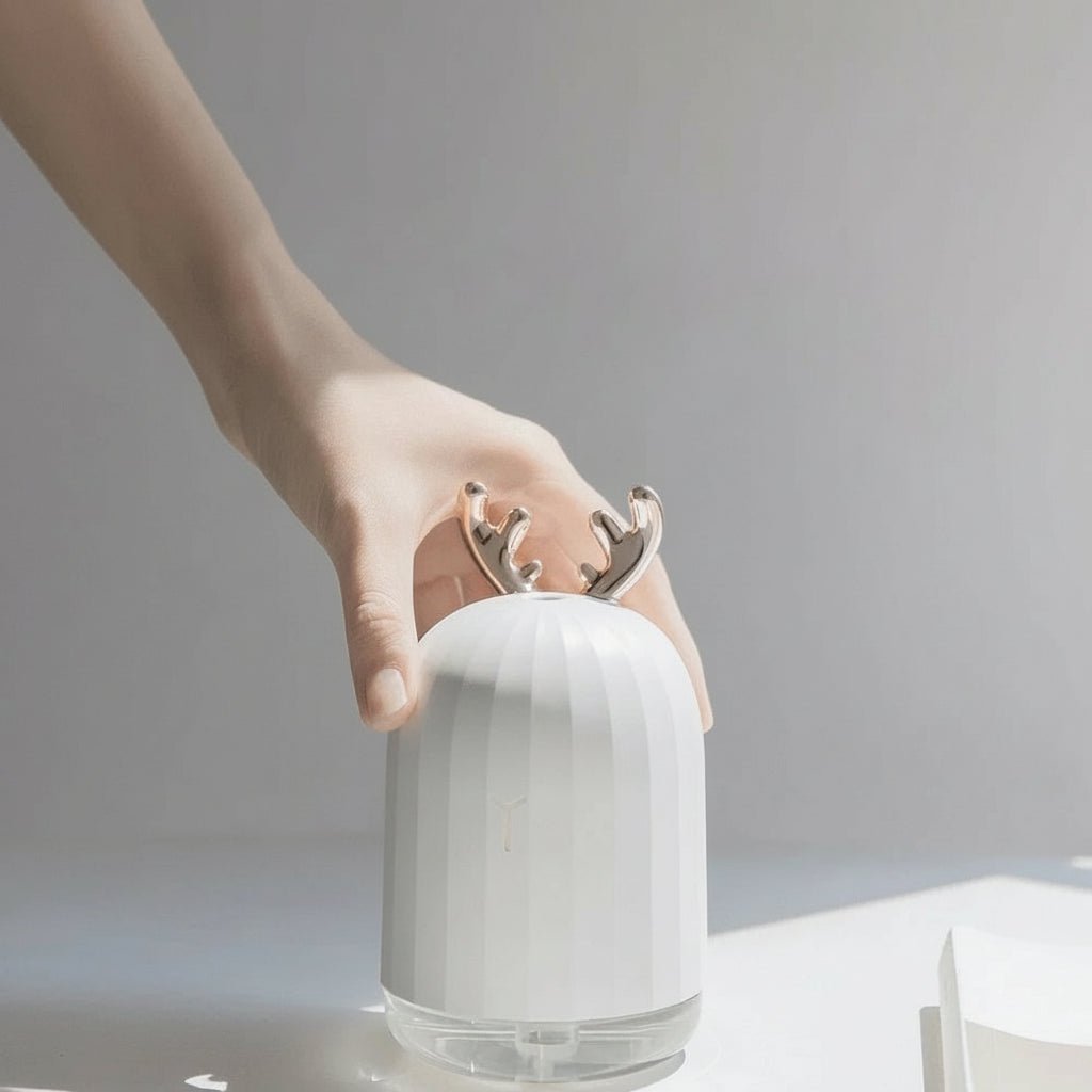 Mini Deer Humidifier - Ultra Quiet with Color LED Lights & Automatic Shutdown 5