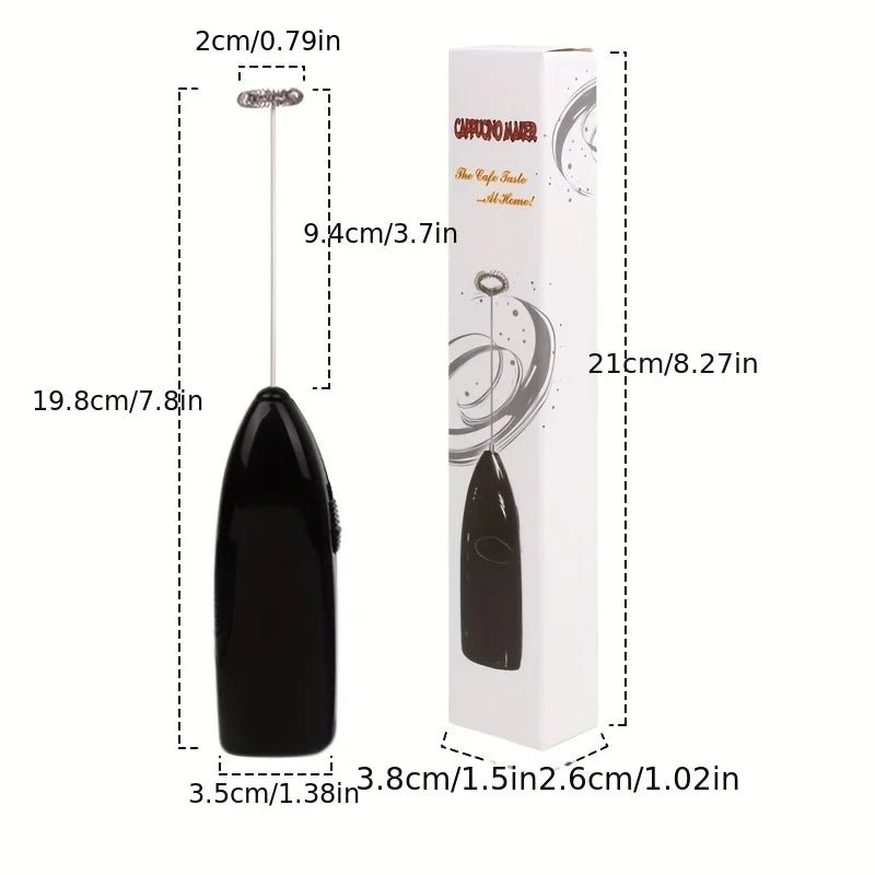 Mini Electric Egg Beater & Milk Frother - Battery-Powered Kitchen Mixer 4