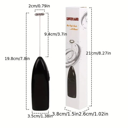Mini Electric Egg Beater & Milk Frother - Battery-Powered Kitchen Mixer 4