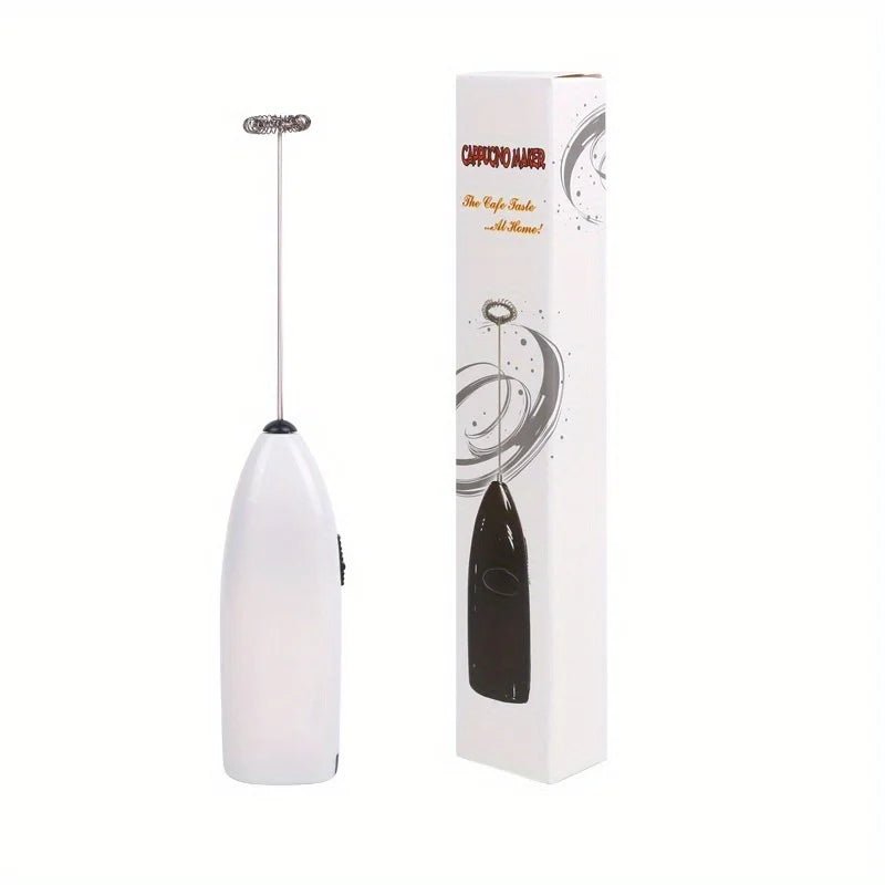 Mini Electric Egg Beater & Milk Frother - Battery-Powered Kitchen Mixer 7