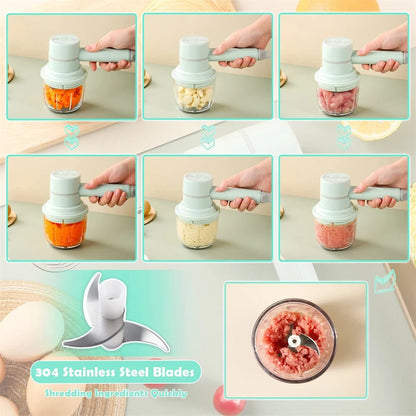 Mini Electric Hand Mixer - Wireless Dough and Cream Beater with 3 Speed Settings 5