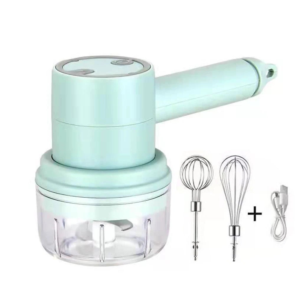 Mini Electric Hand Mixer - Wireless Dough and Cream Beater with 3 Speed Settings 6