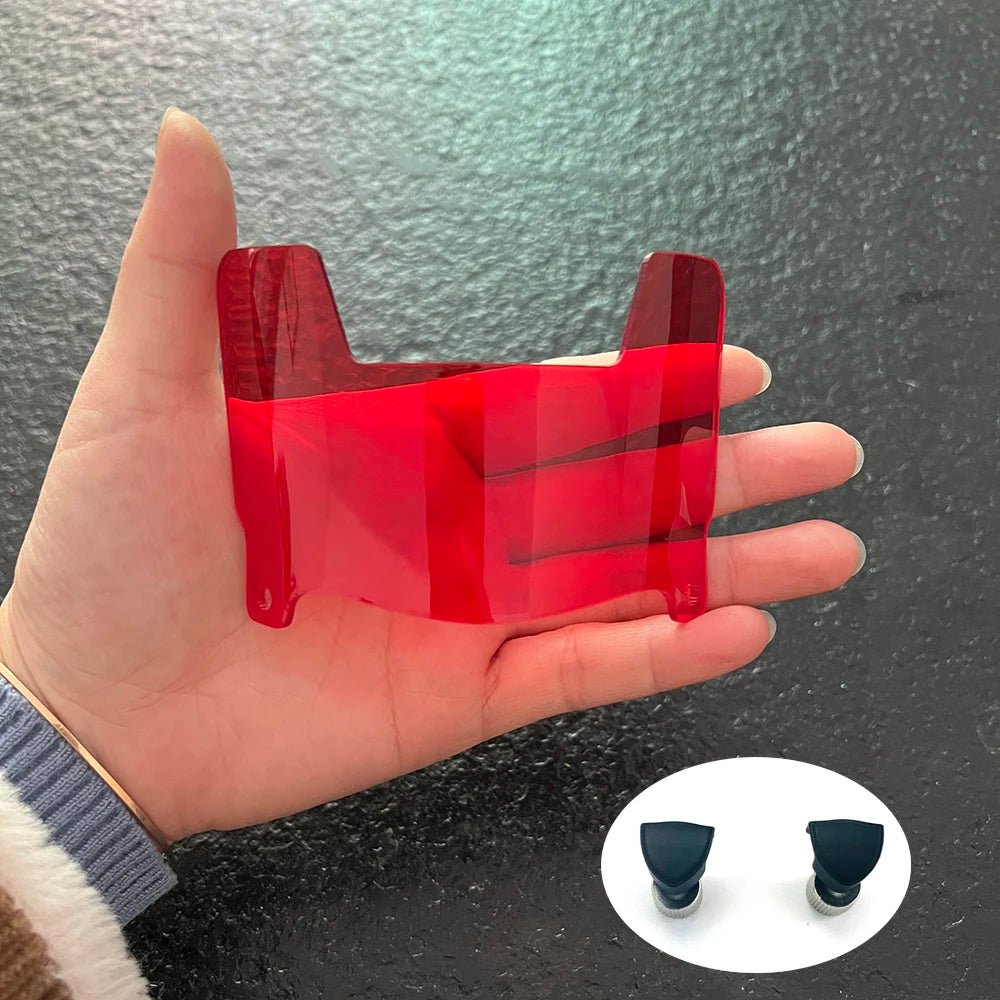 Mini Football Helmet Visors - Universal Fit Chrome Mirror & Transparent Clips 11