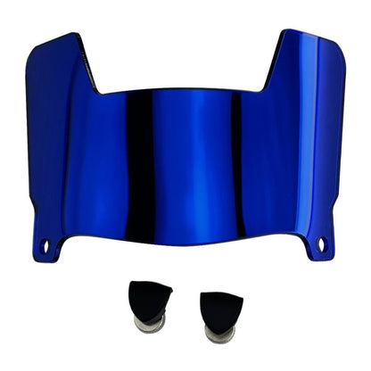 Mini Football Helmet Visors - Universal Fit Chrome Mirror & Transparent Clips 17