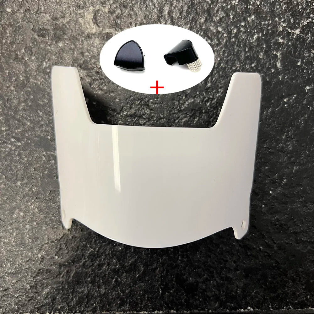 Mini Football Helmet Visors - Universal Fit Chrome Mirror & Transparent Clips 23