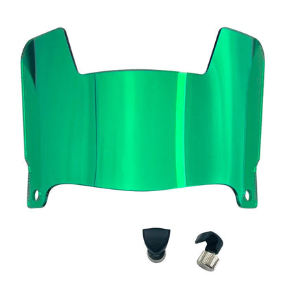 Mini Football Helmet Visors - Universal Fit Chrome Mirror & Transparent Clips 24