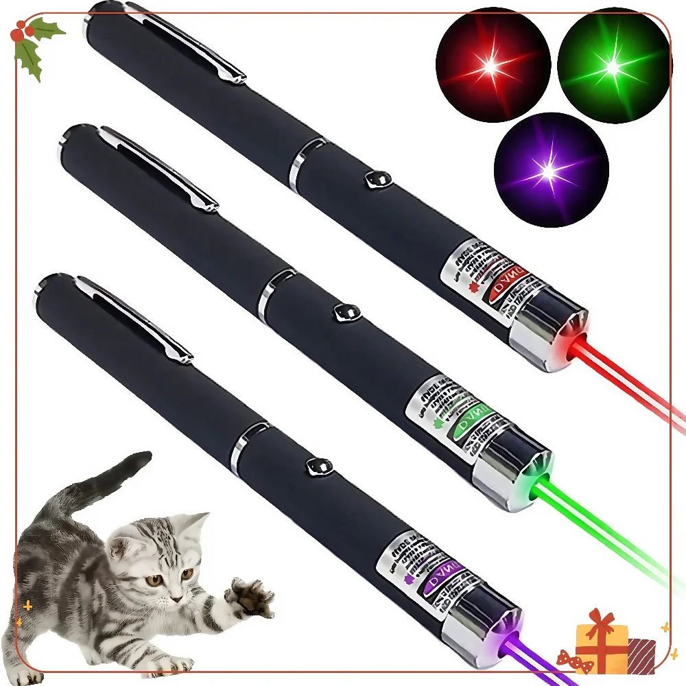 Mini LED Laser Pointer & Flashlight - 2-in-1 Interactive Pet Training Tool 0