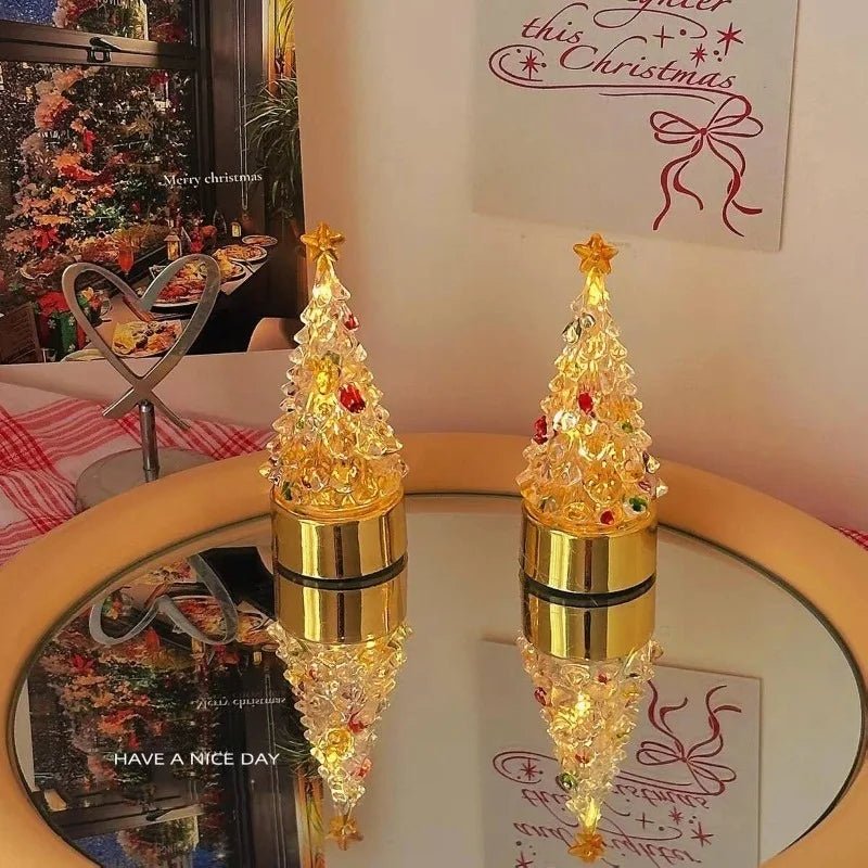 Mini LED Night Light - Christmas Tree Decorative Lamp for Bedroom & Desk 1