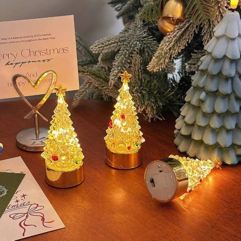 Mini LED Night Light - Christmas Tree Decorative Lamp for Bedroom & Desk 3
