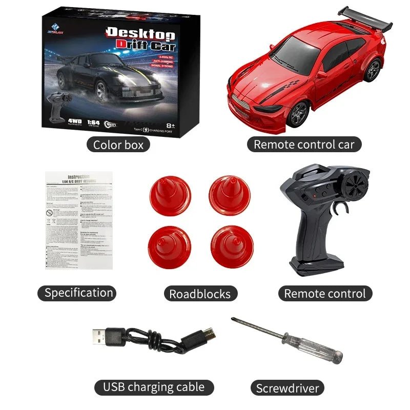 Mini RC Drift Car - 4WD Remote Control Racing Car for Kids, Indoor & Outdoor Fun 8