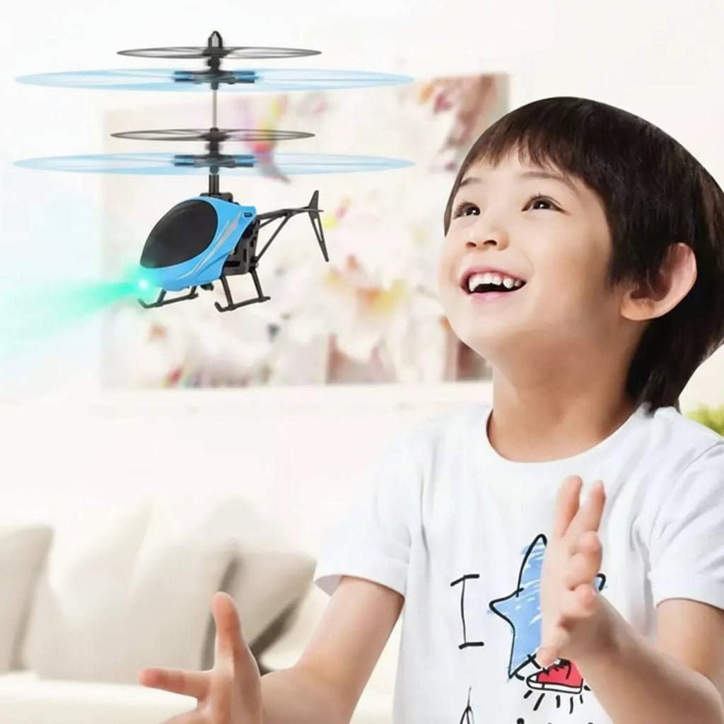 Mini RC Helicopter - Rechargeable Remote Control Toy with Fall-Resistant Design 1