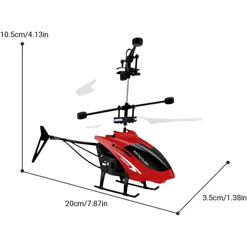 Mini RC Helicopter - Rechargeable Remote Control Toy with Fall-Resistant Design 5