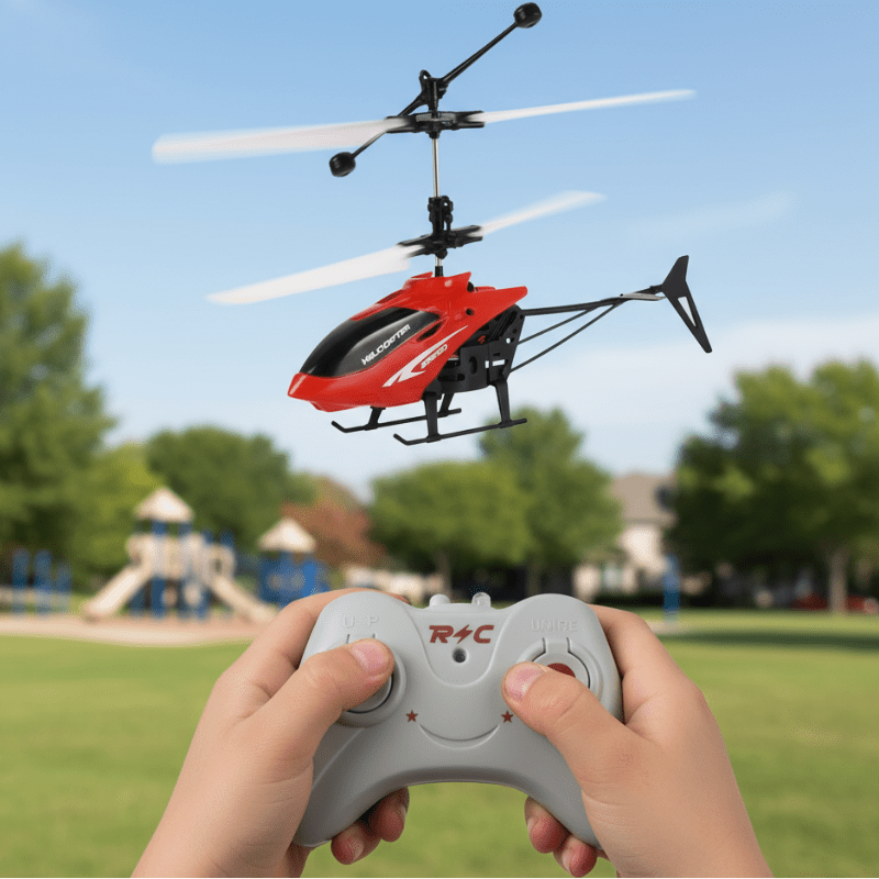 Mini RC Helicopter - Rechargeable Remote Control Toy with Fall-Resistant Design 7