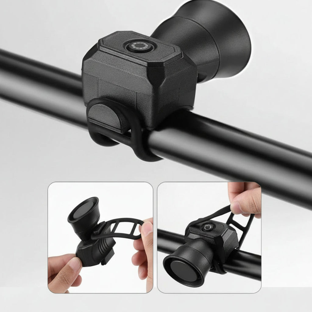 Mini USB Rechargeable Waterproof Bicycle Horn for Mountain Bikes & Scooters 5
