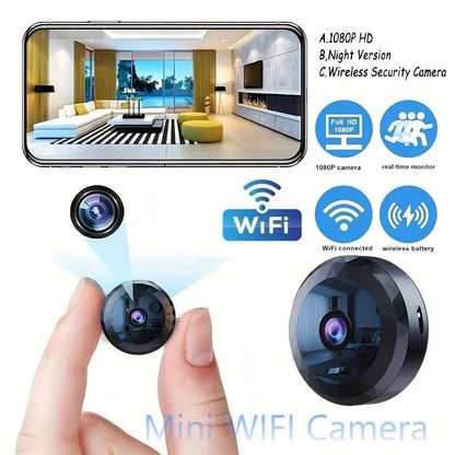 SECURO MINI – Compact 1080P WiFi Security Camera with Night Vision and Motion Detection