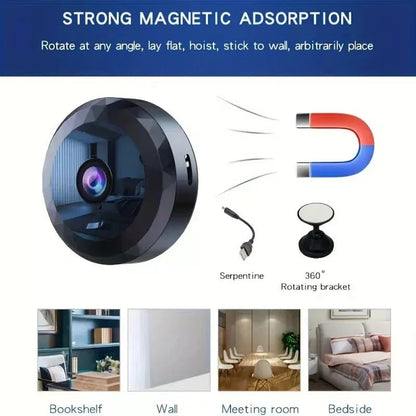 SECURO MINI – Compact 1080P WiFi Security Camera with Night Vision and Motion Detection