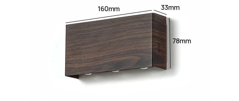 Minimalist LED Wall Lamp - Touch Control, Three Color Options, 4000mAh Battery 5