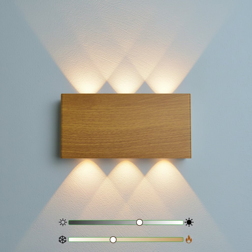 Minimalist LED Wall Lamp - Touch Control, Three Color Options, 4000mAh Battery 9