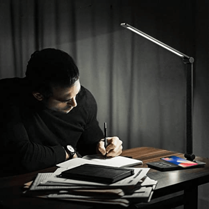 ModernGlow LED Desk Lamp with Wireless Charging, Adjustable Brightness for Table 4