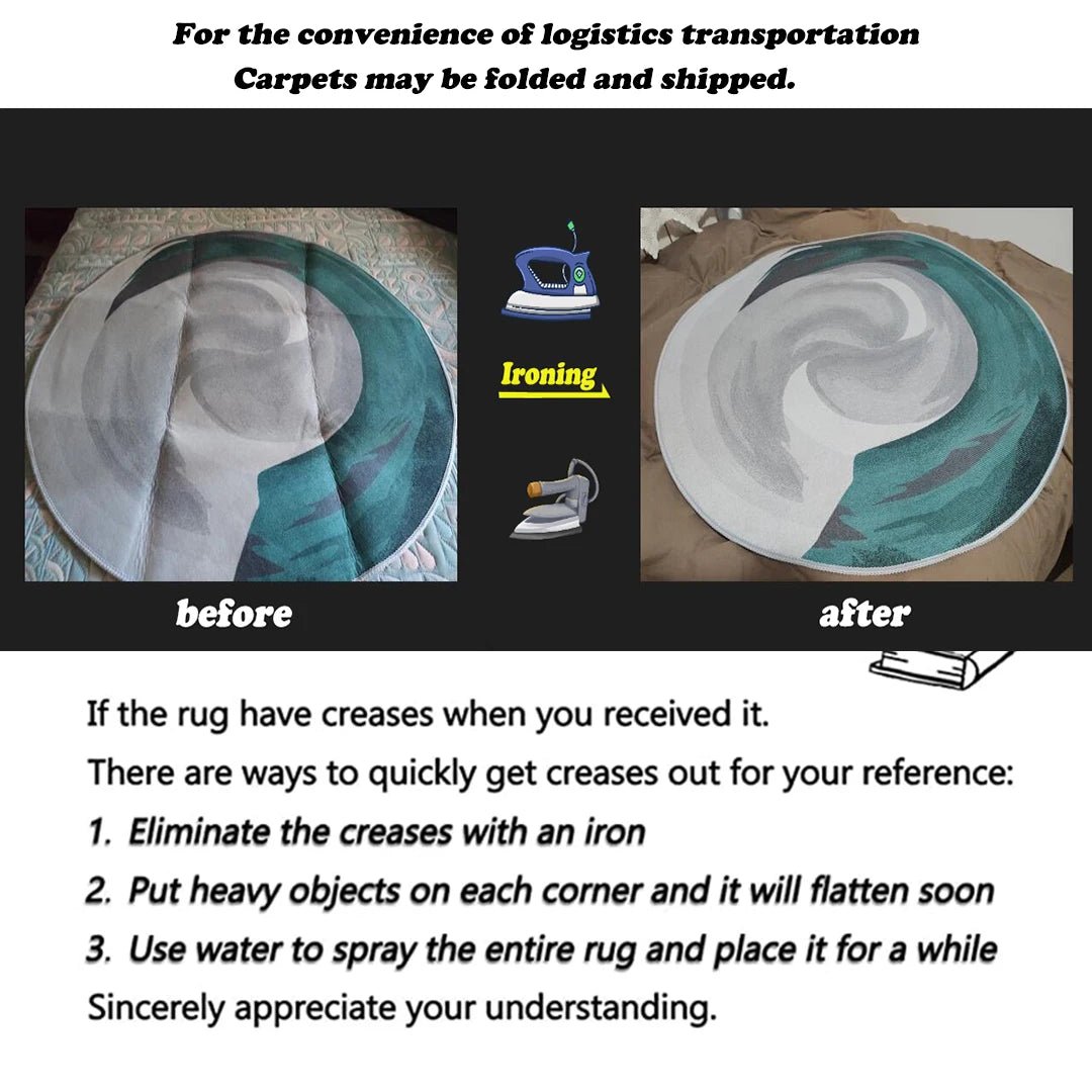 Modern Abstract Flannel Carpet - Customizable, Non-Slip, Machine Washable Design 4