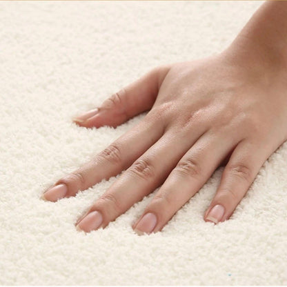 Modern Cloud Design Carpet - Soft Polyester Fiber, Machine Washable for Living Room 5