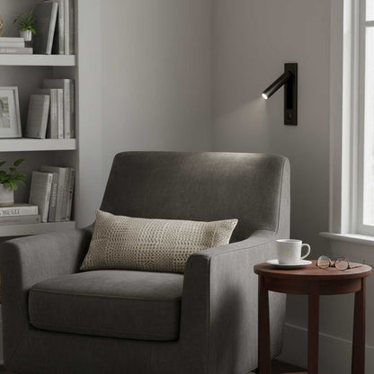 Modern LED Bedside Sconce with Adjustable Head, Dimmable Light & Space-Saving Design 4