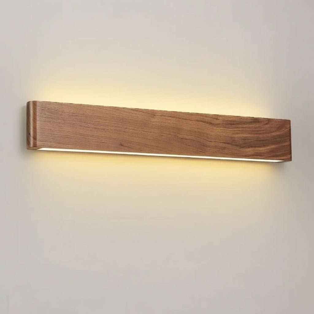 Modern LED Wooden Wall Lamp - Adjustable Sconces with 3 Color Temperatures 0