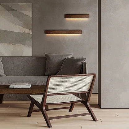 Modern LED Wooden Wall Lamp - Adjustable Sconces with 3 Color Temperatures 4