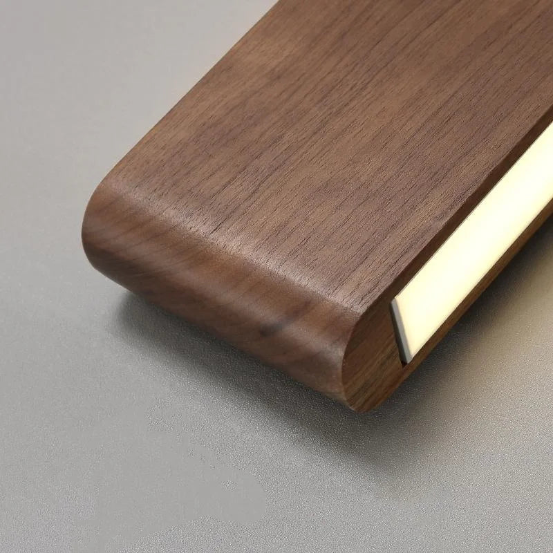 Modern LED Wooden Wall Lamp - Adjustable Sconces with 3 Color Temperatures 5