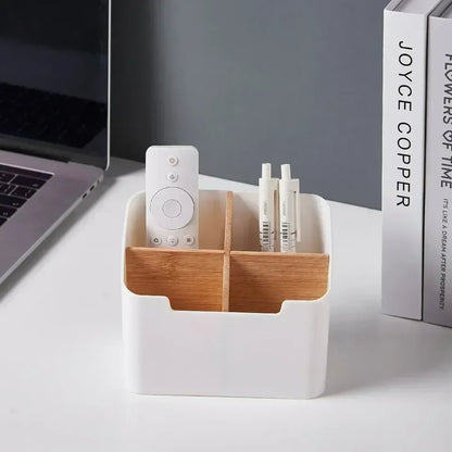 Modern Remote Control Organizer - Stylish Design, Durable Plastic & Aluminum, Compact Storage Solution 3