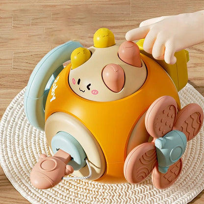 Montessori Busy Board - 6-in-1 Sensory Activity Board for Toddlers, Engaging Developmental Toy 2