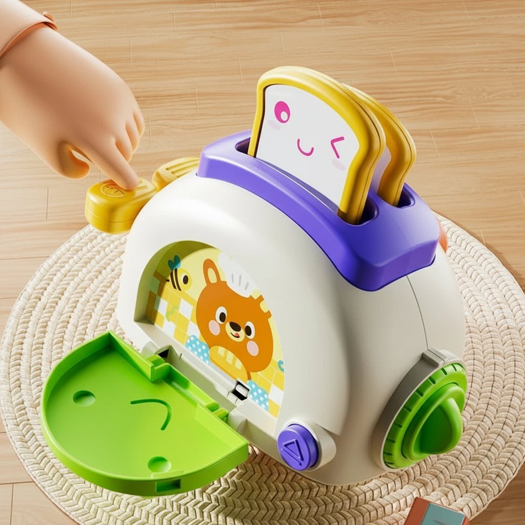 Montessori Busy Board - 6-in-1 Sensory Activity Board for Toddlers, Engaging Developmental Toy 5