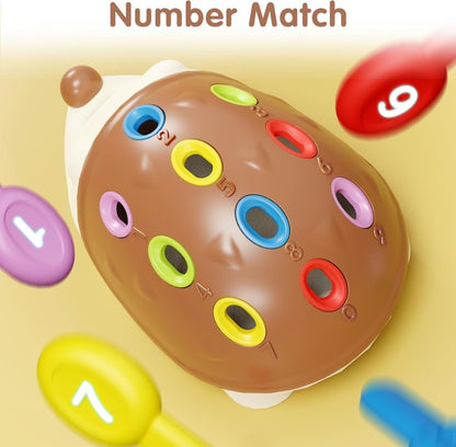 Montessori Hedgehog Learning Toy - Skill-Building Colors & Numbers for Toddlers 3