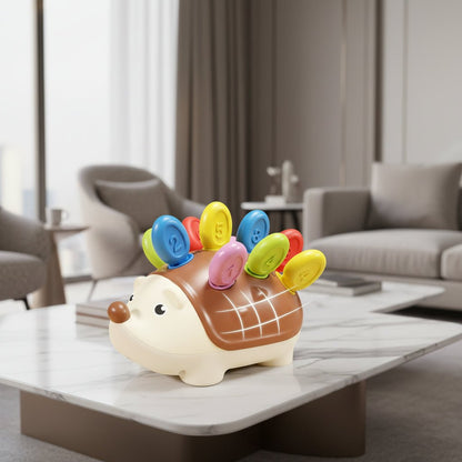 Montessori Hedgehog Learning Toy - Skill-Building Colors & Numbers for Toddlers 6