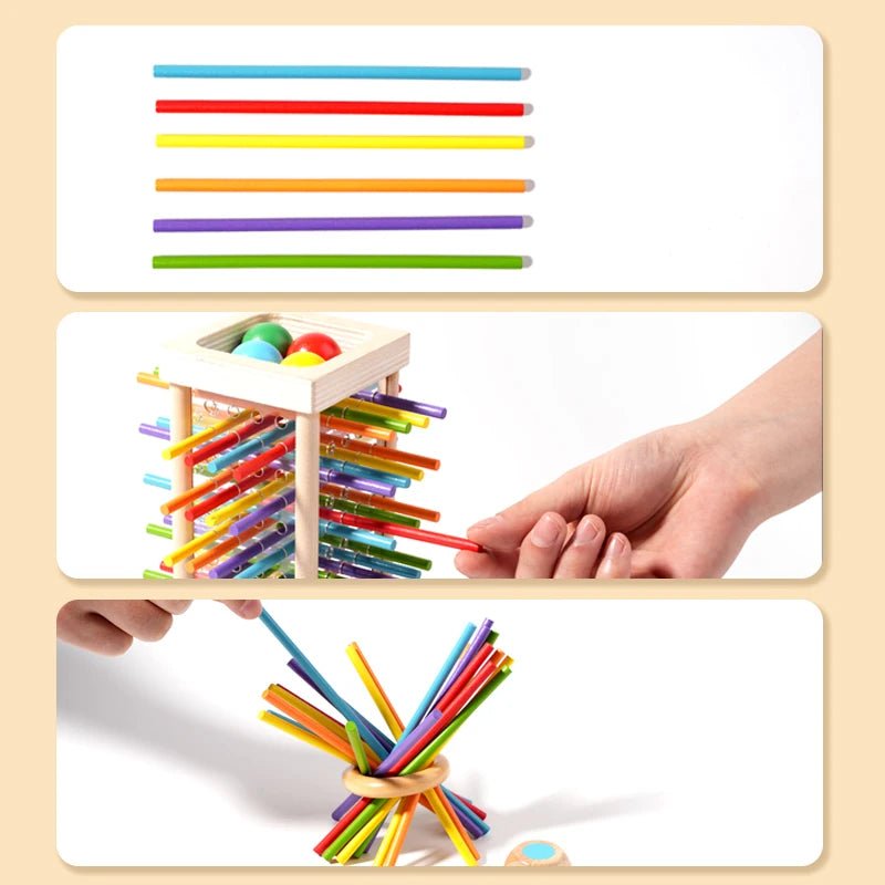 Montessori Wooden Counting Sticks Toy for Cognitive Learning & Fine Motor Skills 1