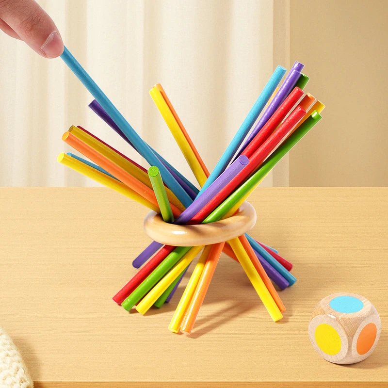 Montessori Wooden Counting Sticks Toy for Cognitive Learning & Fine Motor Skills 3