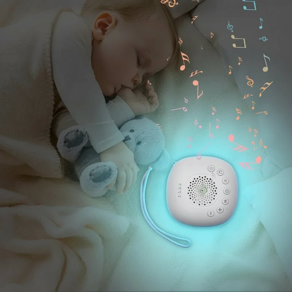 Moonlit Hill Portable White Noise Machine - 20 Sounds & LED Light for Sleep 2