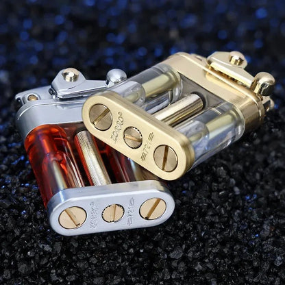 Multi-Fuel Kerosene Lighter - Transparent Design for Outdoor Adventures 5