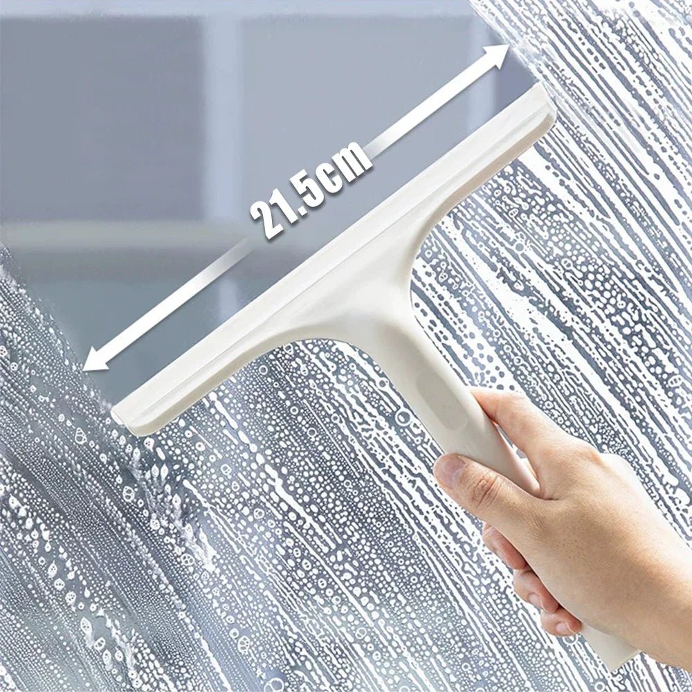 Multi-Function 3-in-1 Window Cleaning Squeegee with Spray Bottle & Microfiber Scrub 3