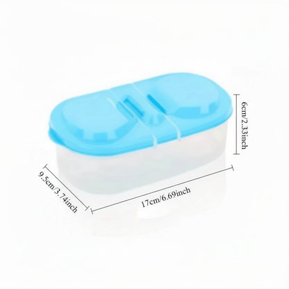 Multi-Functional Food Containers - Moisture Resistant Plastic Storage Box with Compartments 1