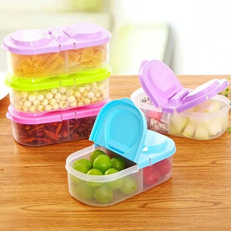 Multi-Functional Food Containers - Moisture Resistant Plastic Storage Box with Compartments 2