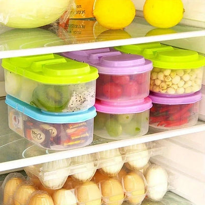 Multi-Functional Food Containers - Moisture Resistant Plastic Storage Box with Compartments 4