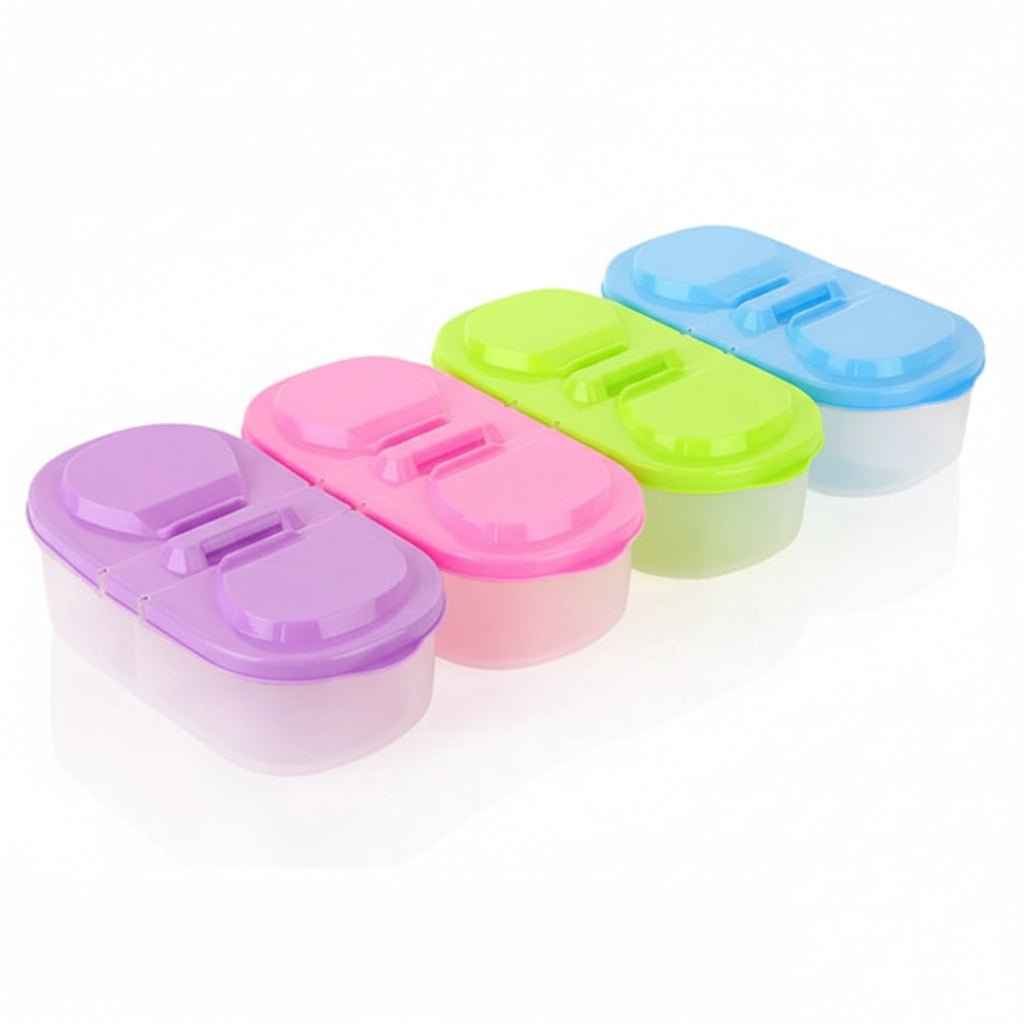 Multi-Functional Food Containers - Moisture Resistant Plastic Storage Box with Compartments 9