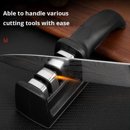 Multi-Functional Knife Sharpener - 3-in-1 Handheld Tool for Quick Sharpening 0