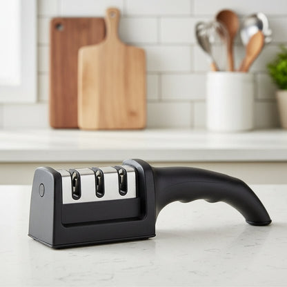 Multi-Functional Knife Sharpener - 3-in-1 Handheld Tool for Quick Sharpening 2