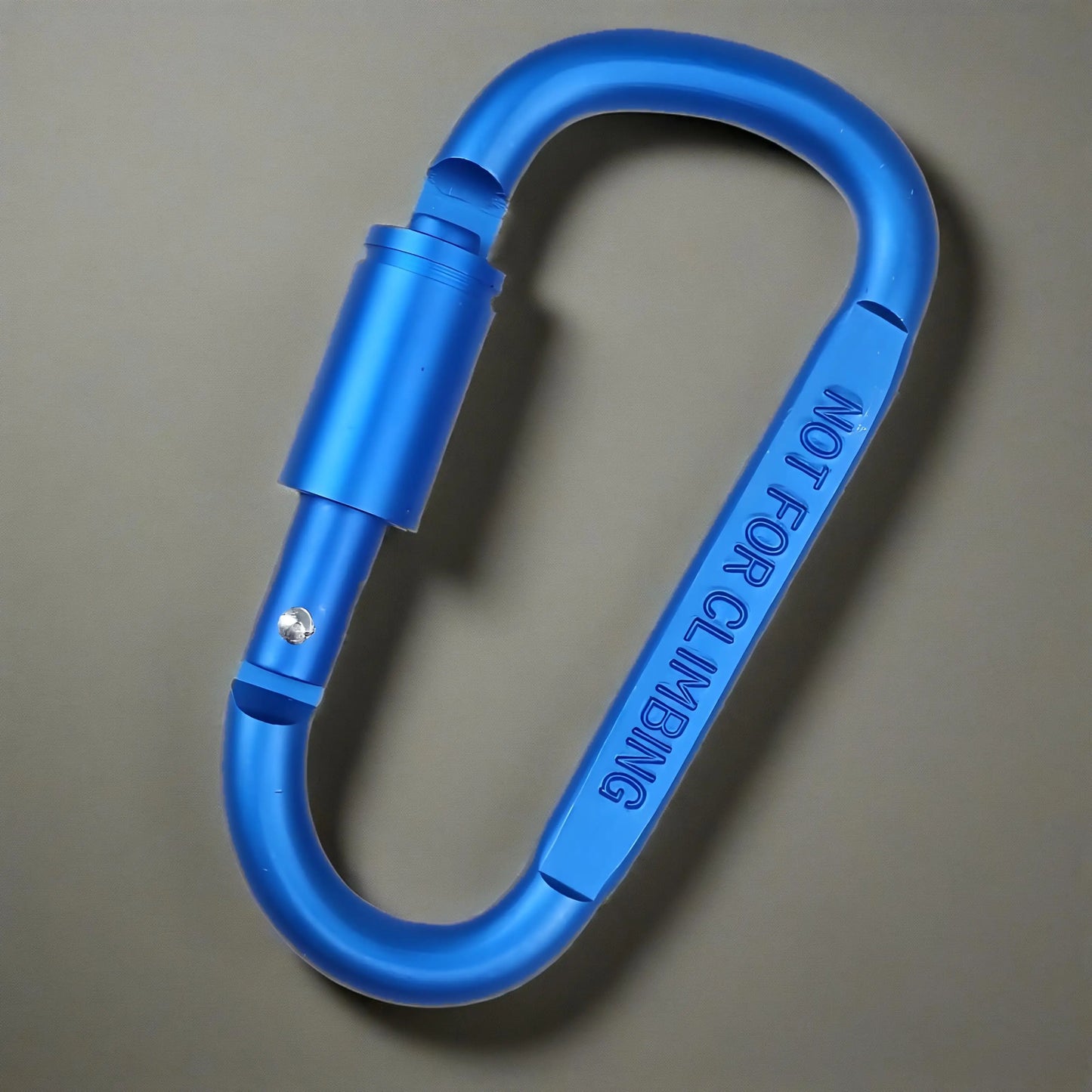 Multicolor Aluminium Alloy D-Shape Carabiner Keychain with Locking Mechanism for Outdoor Activities 7