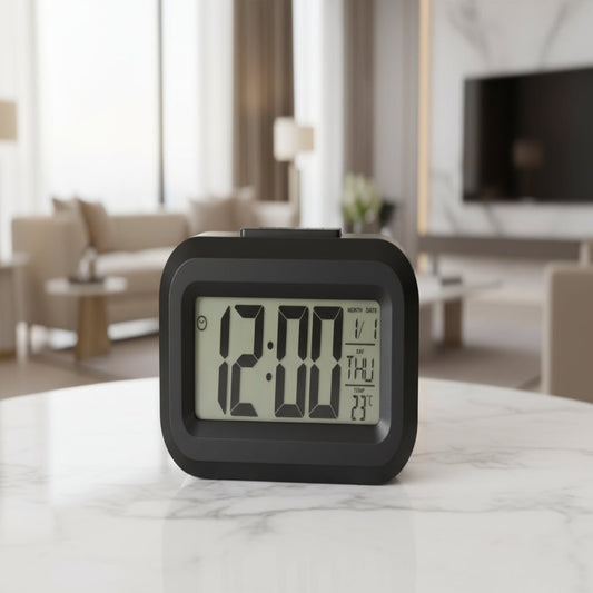 Multifunction LED Digital Alarm Clock with Snooze, Temperature & Calendar Display 6