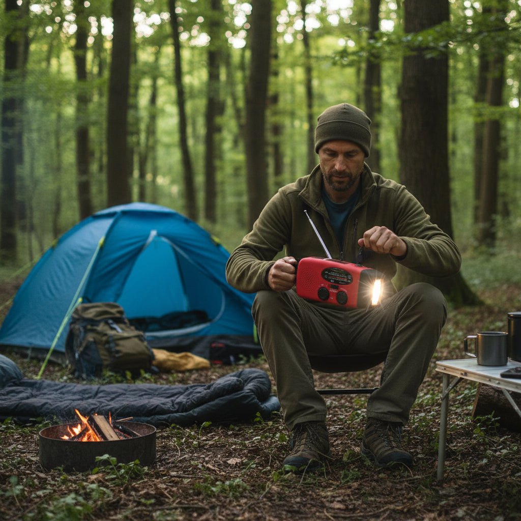 Multifunctional Emergency Radio with Power Bank, Flashlight & Weather Alerts 0