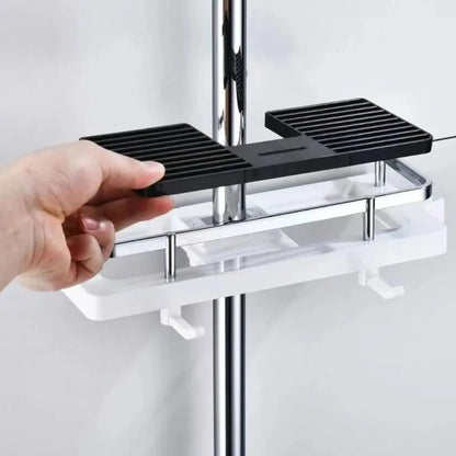 Multifunctional Punch-Free Storage Rack - Space-Saving Shelves for Wall & Kitchen 3