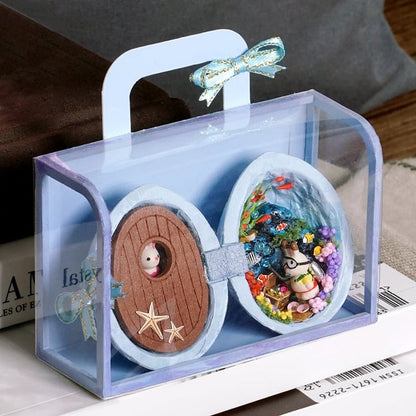 NATUREHAVEN – Handmade Walnut Shell Dollhouse for Unique Miniature Décor 10